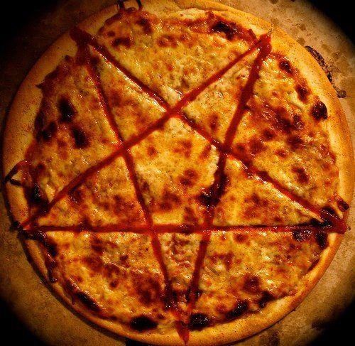 Pizza, way more metal than spaghetti. 