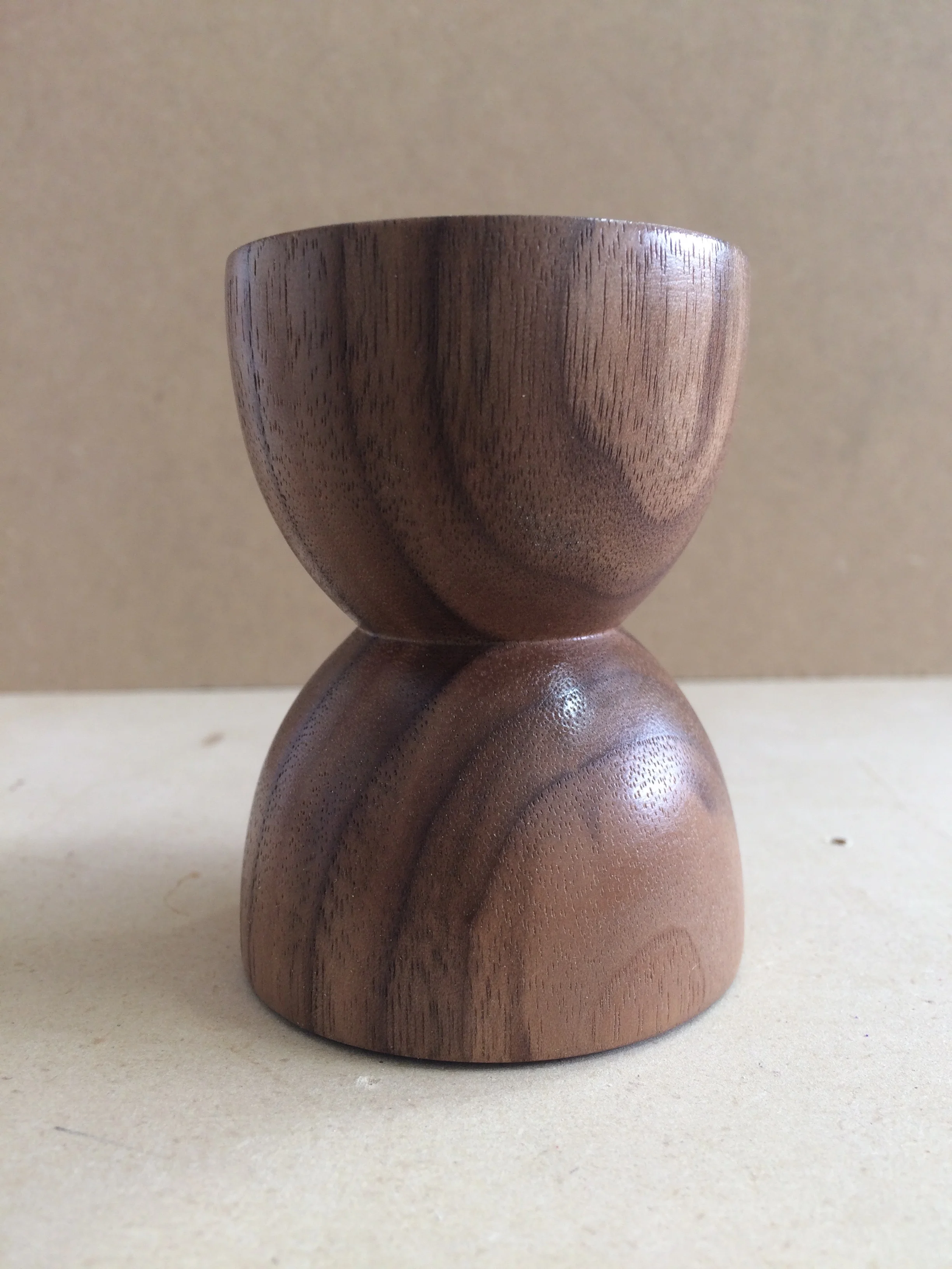 hourglass side table