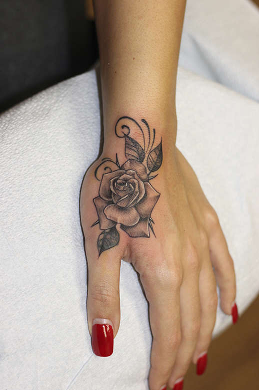 rose hand — TATTOO THERAPY