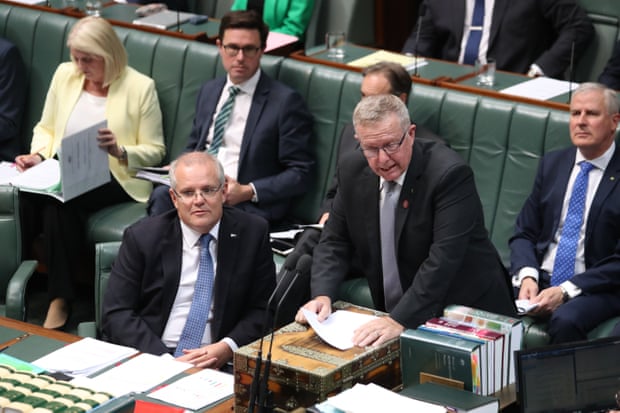 Government Minister Mark Coulton was one of a number of ministers who struggled in Question Time on Wednesday – Mike Bowers / Guardian