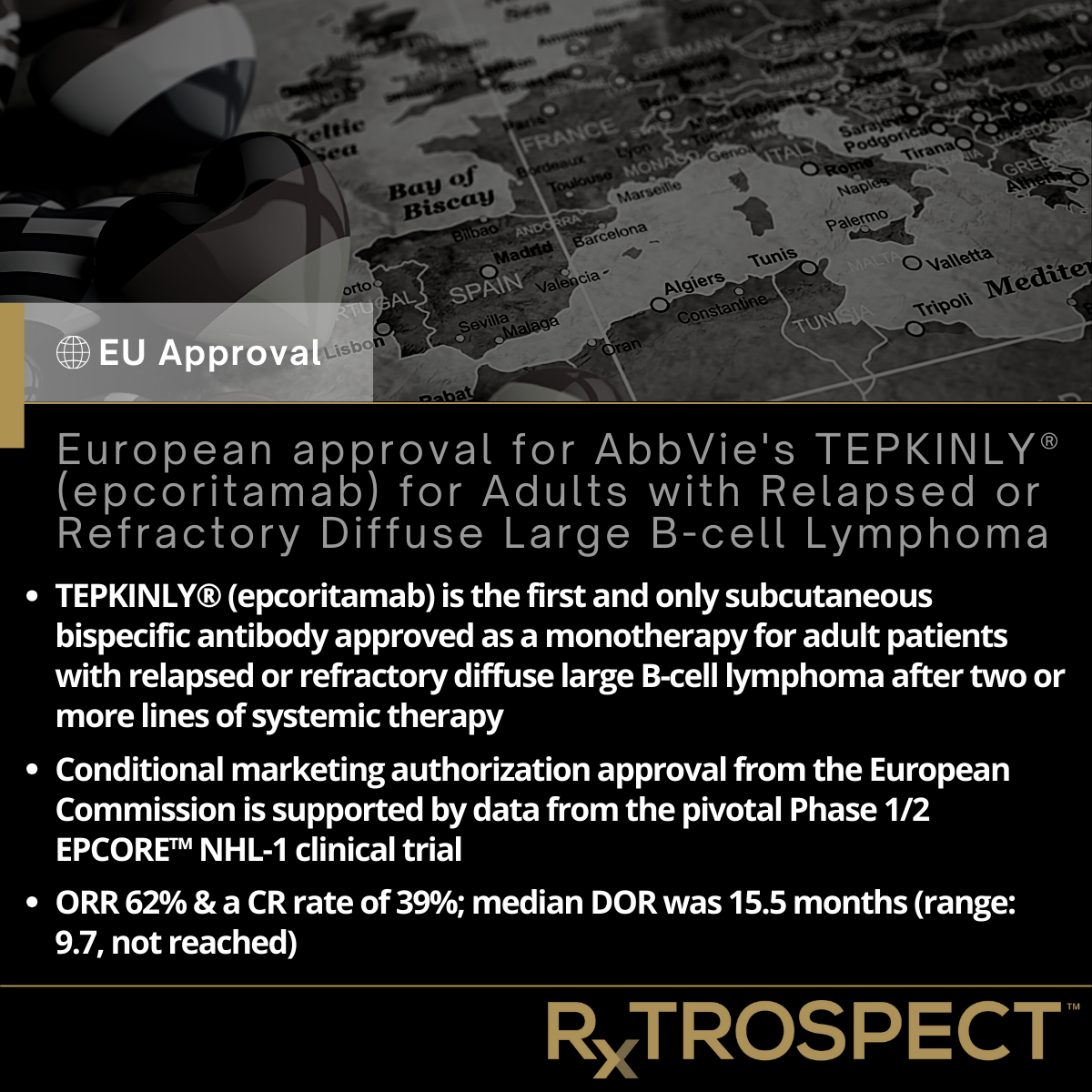 European approval for AbbVie's TEPKINLY® (epcoritamab) for Adults with Relapsed or Refractory Diffuse Large B-cell Lymphoma