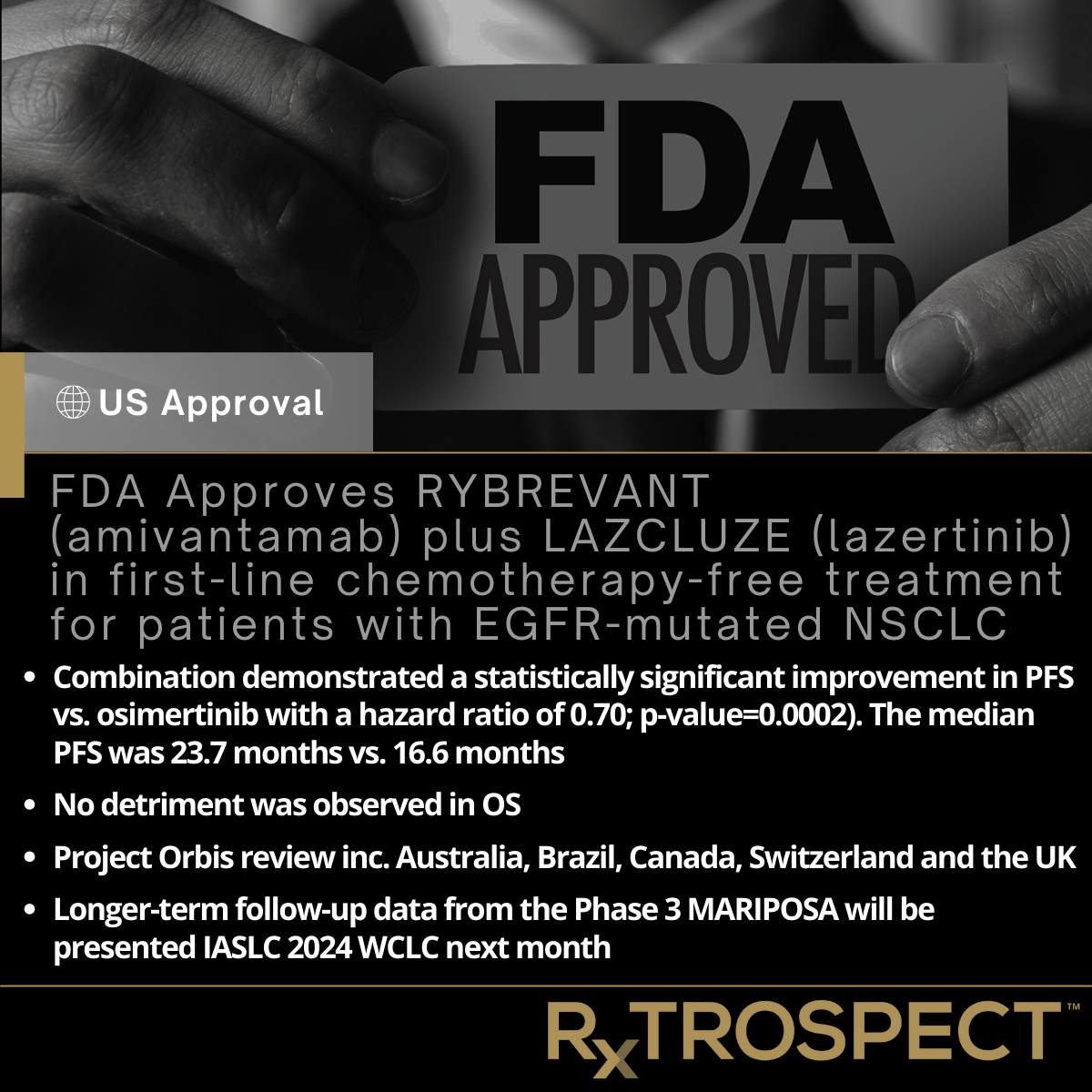 FDA Approves RYBREVANT (amivantamab) plus LAZCLUZE (lazertinib) in first-line chemotherapy-free treatment for patients with EGFR-mutated NSCLC