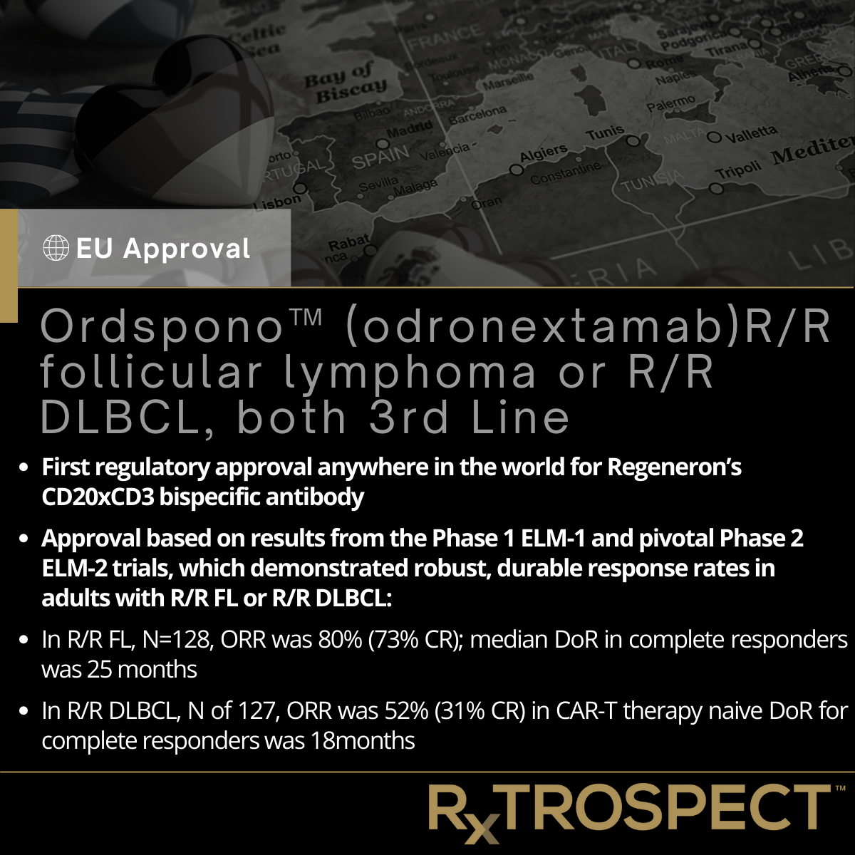 Ordspono™ (odronextamab)R/R follicular lymphoma or R/R DLBCL, both 3rd Line