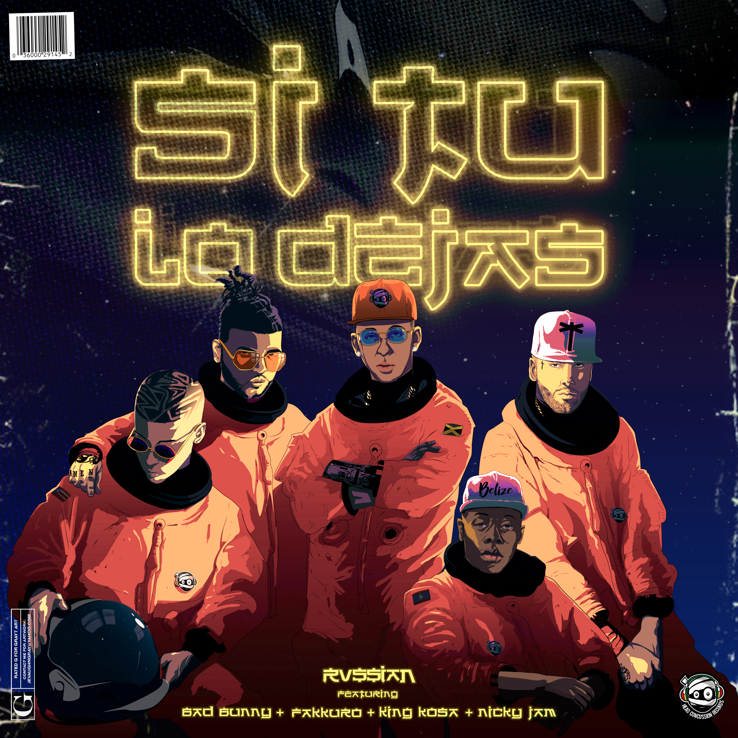 Rvssian ft Bad Bunny, Fakkuro, King Kosa and Nicky Jam - Si Tu Lo Dejas