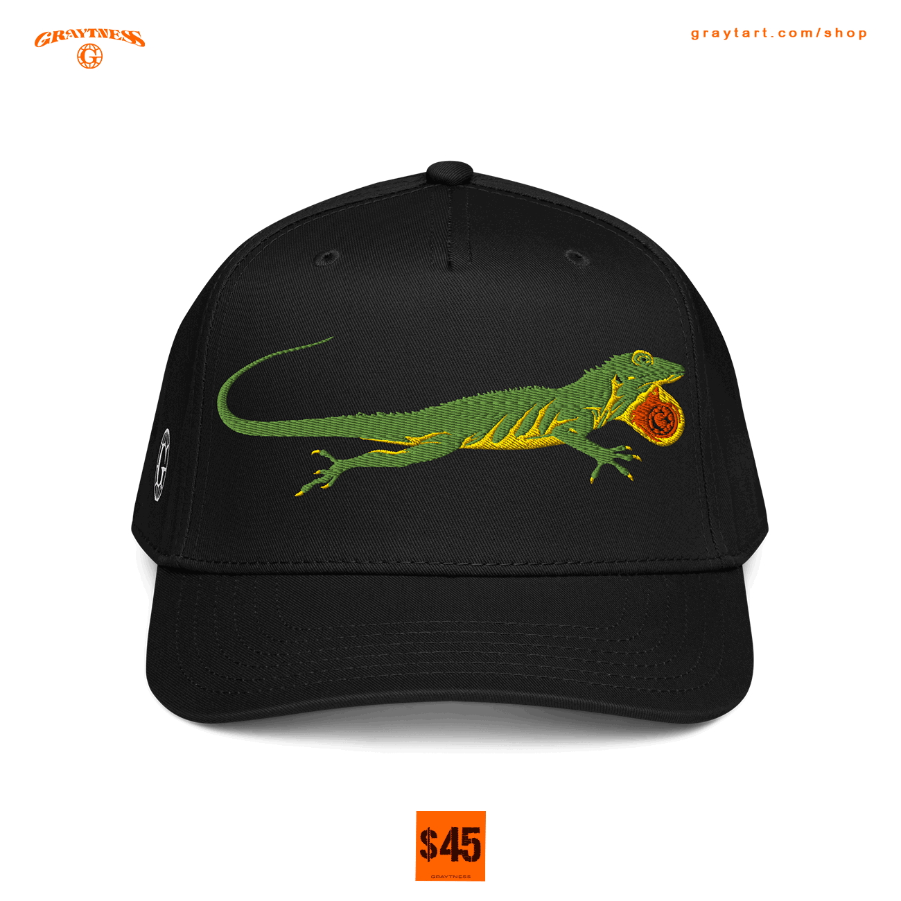 Green Lizard Cap