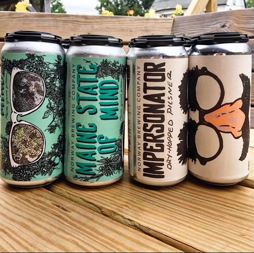 A beautiful Maine summer is around the corner and we know your calendars are filling up with lots of outside adventures to celebrate!☀️🌻🍻🌻☀️ When you're not hanging out on our patio or in our taproom don't forget to stop in to grab cans to go! Bot