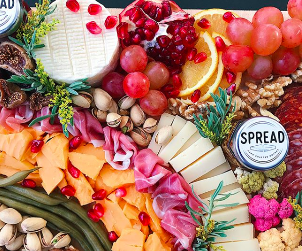 Rosemary Nolan | @spreadandco Founder of Spread & Co.: Cheese + charcuterie focused catering business located in ATX- creating artfully designed boards for all occasions + events of every size. At SPREAD & CO., all our JAMS / MARMALADES, PICKLES, MUSTARDS + CRACKERS are made from scratch and rotate with the seasons. All other components are American-made and local whenever possible!