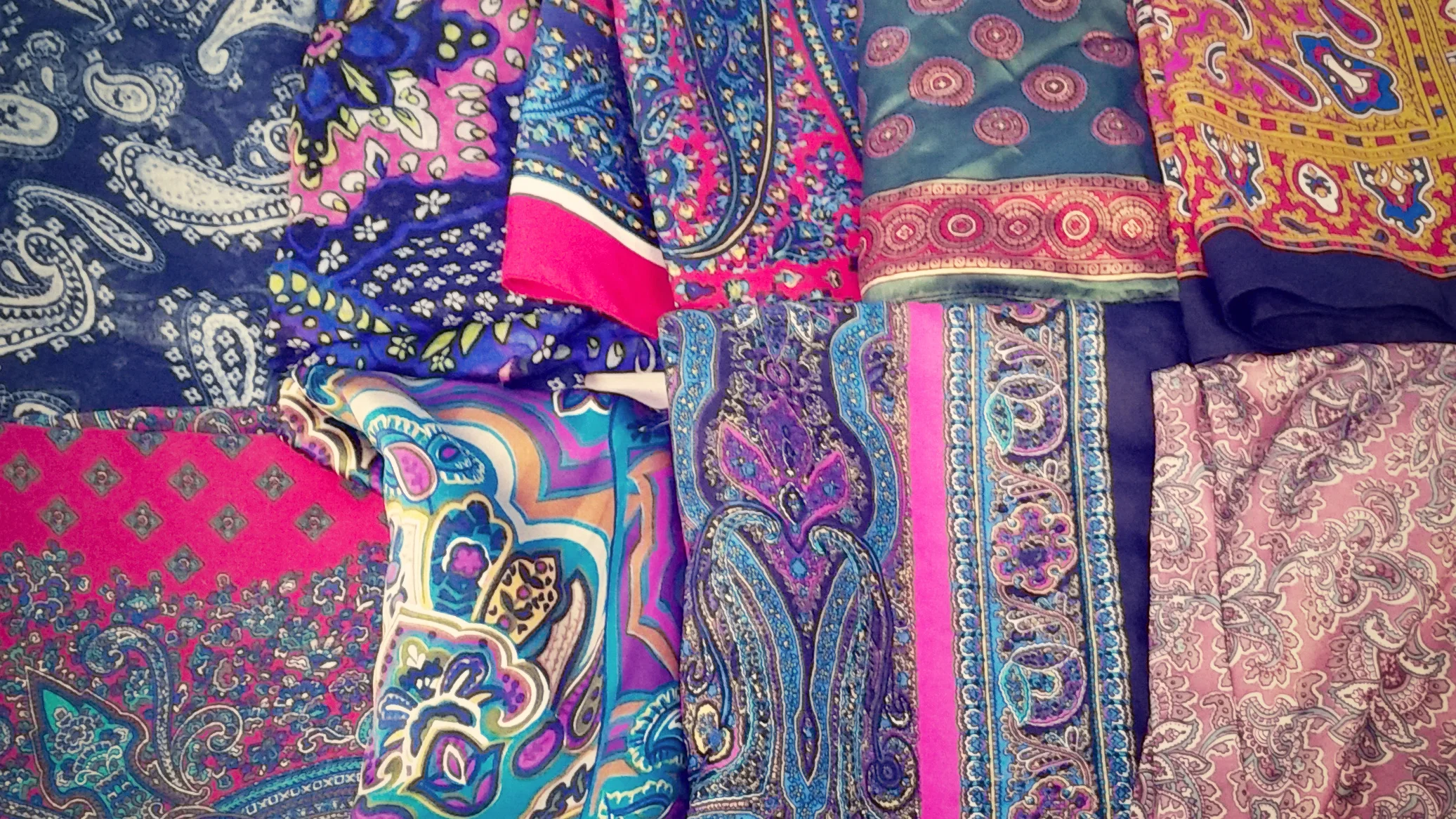 Vintage Paisley Scarves