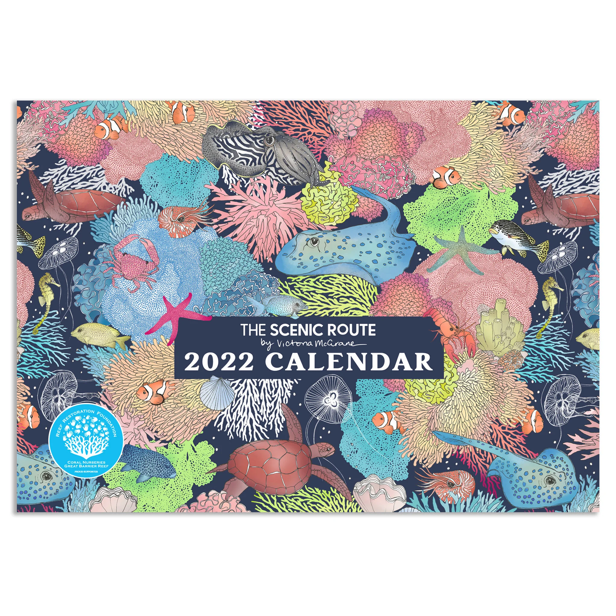 2022 A4 Wall Calendar — The Scenic Route