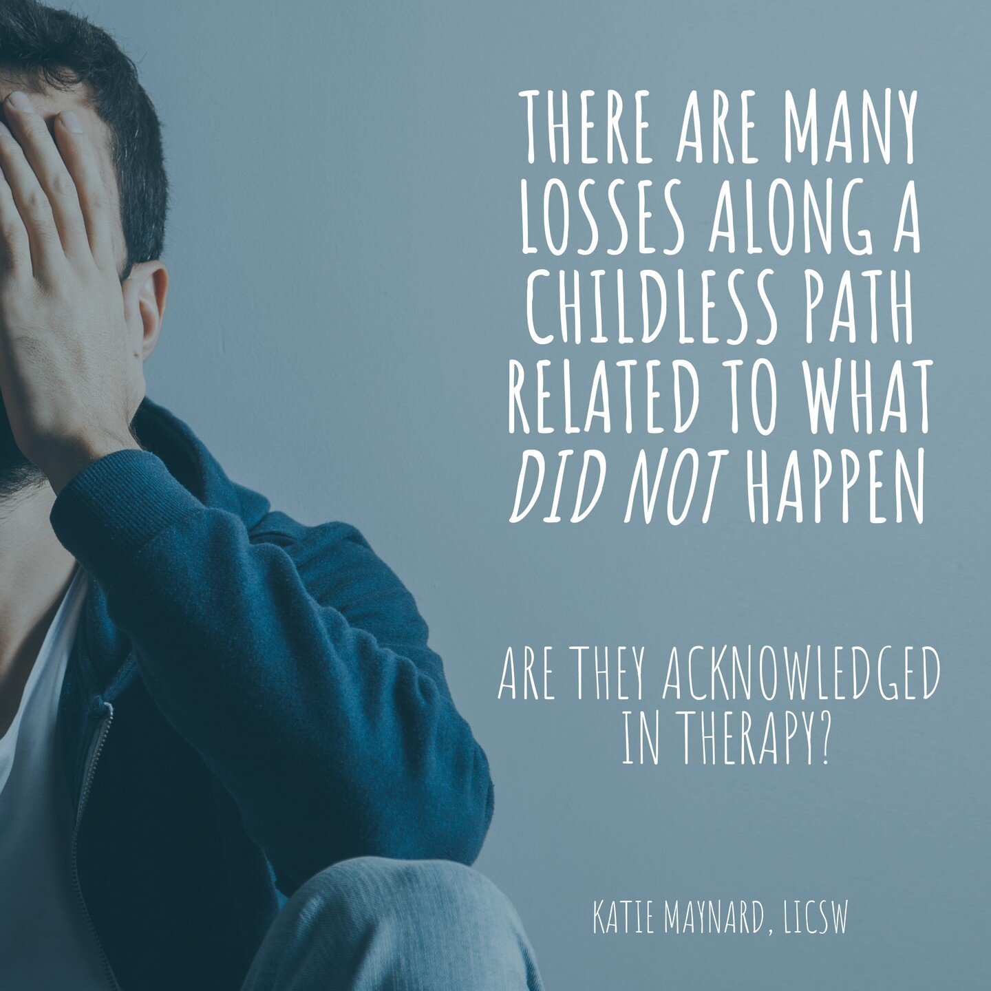 This idea of 'non-event loss', the missing out of something you expected to happen, is such a huge part of processing involuntary childlessness. 

A large amount of societal attention is paid to events that are deemed grief-worthy, like deaths or acc