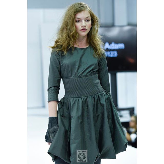 The stylish @cassidy_eveler walking for @madamandadam  @petiteparade #petiteparade  #madamandadam #nycphotographer #kidsphotography #runwayphotographer