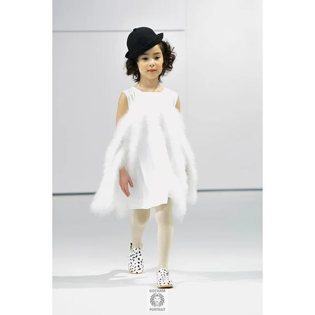 Model Lily looks perfect walking for @charabia_paris #petiteparade  #charabiaparis #kidsphotography #runwayphotographer