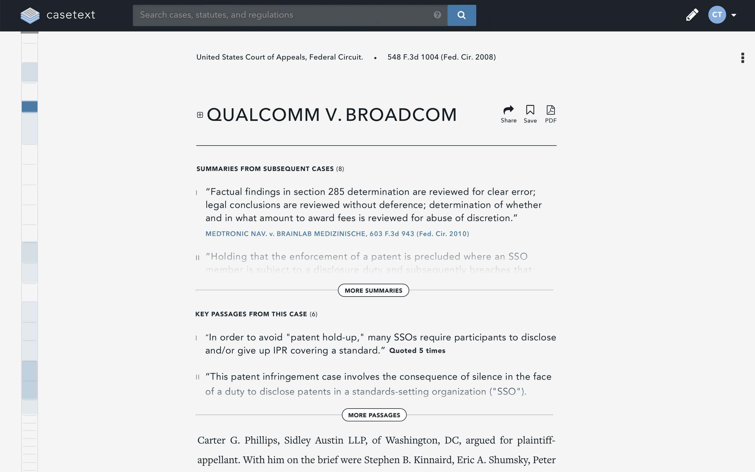 Summaries & Key Passages