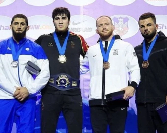 تاج‌الدینوف تنها قهرمان قاره‌ آسیا که در بلگراد طلایی شد