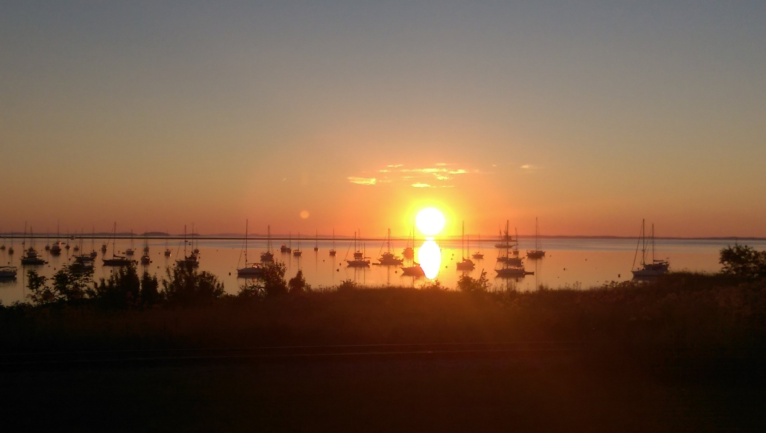 Sunrise..... Rockland harbor