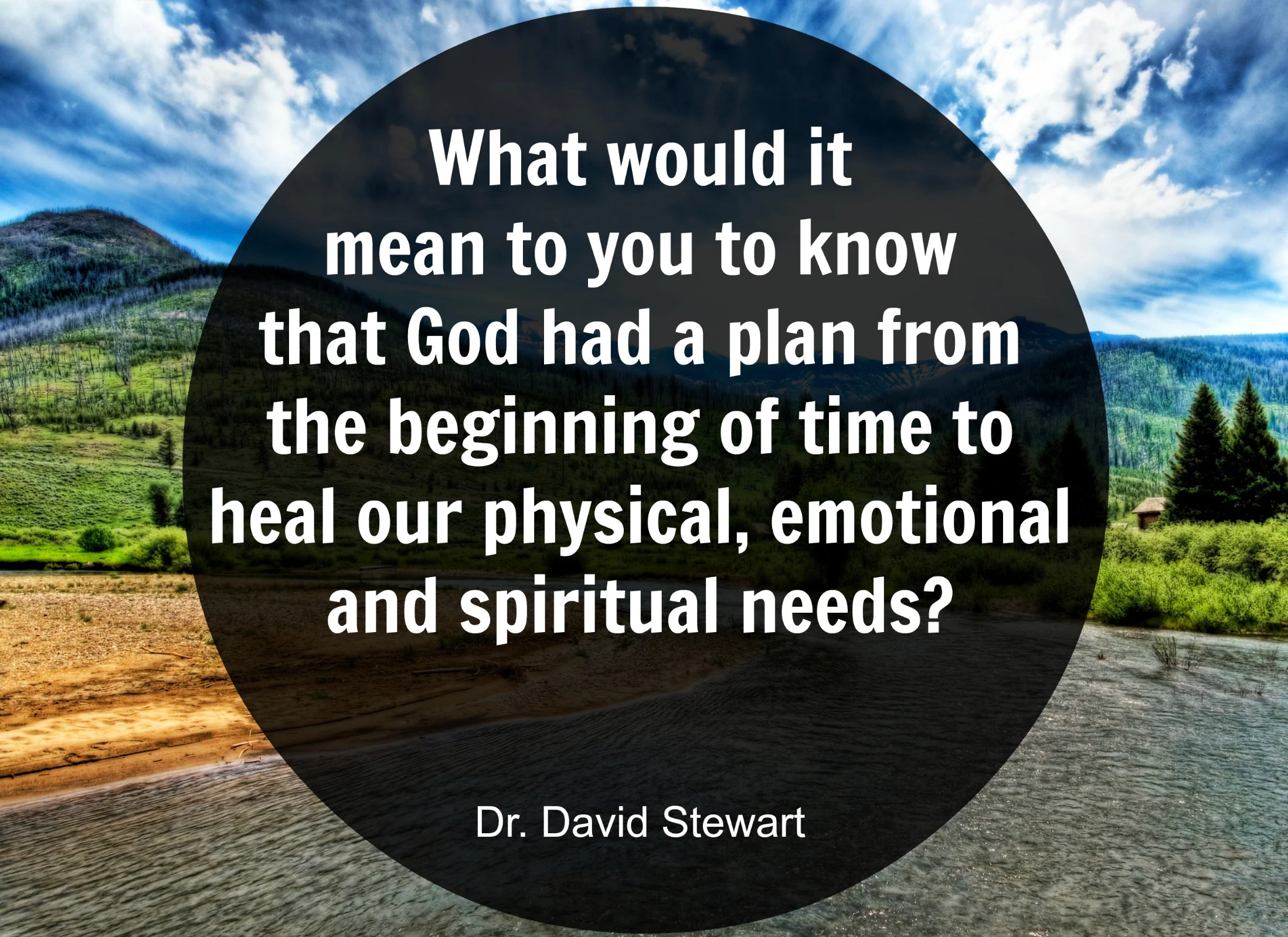 It’s in the Bible...