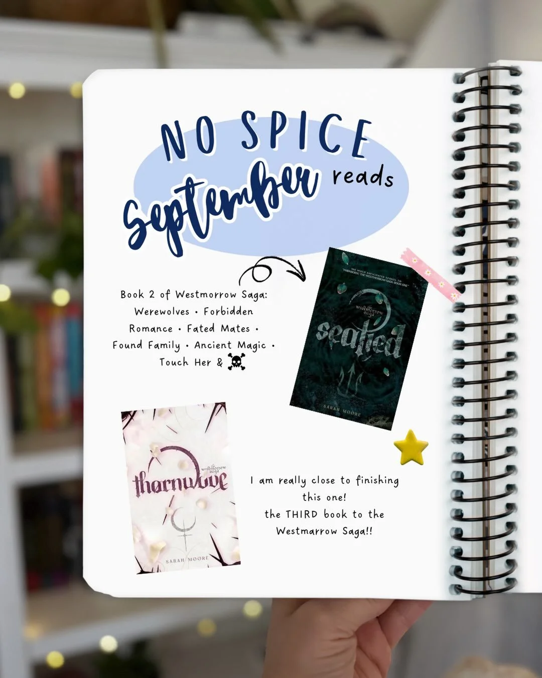 September recap in emojis: 🥳😭🫣🤭😬🙏🥰🏕️🔥✨🙌

No one warned me that writing and editing my own books would make my TBR pile feel like a group of neglected children. I miss you, little stories. I&rsquo;ll be back someday. 🤪

But my Bible study i