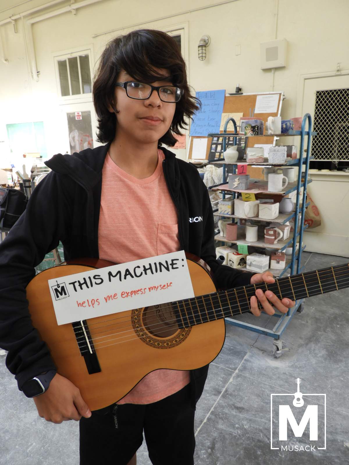 This machine helps me express myself.