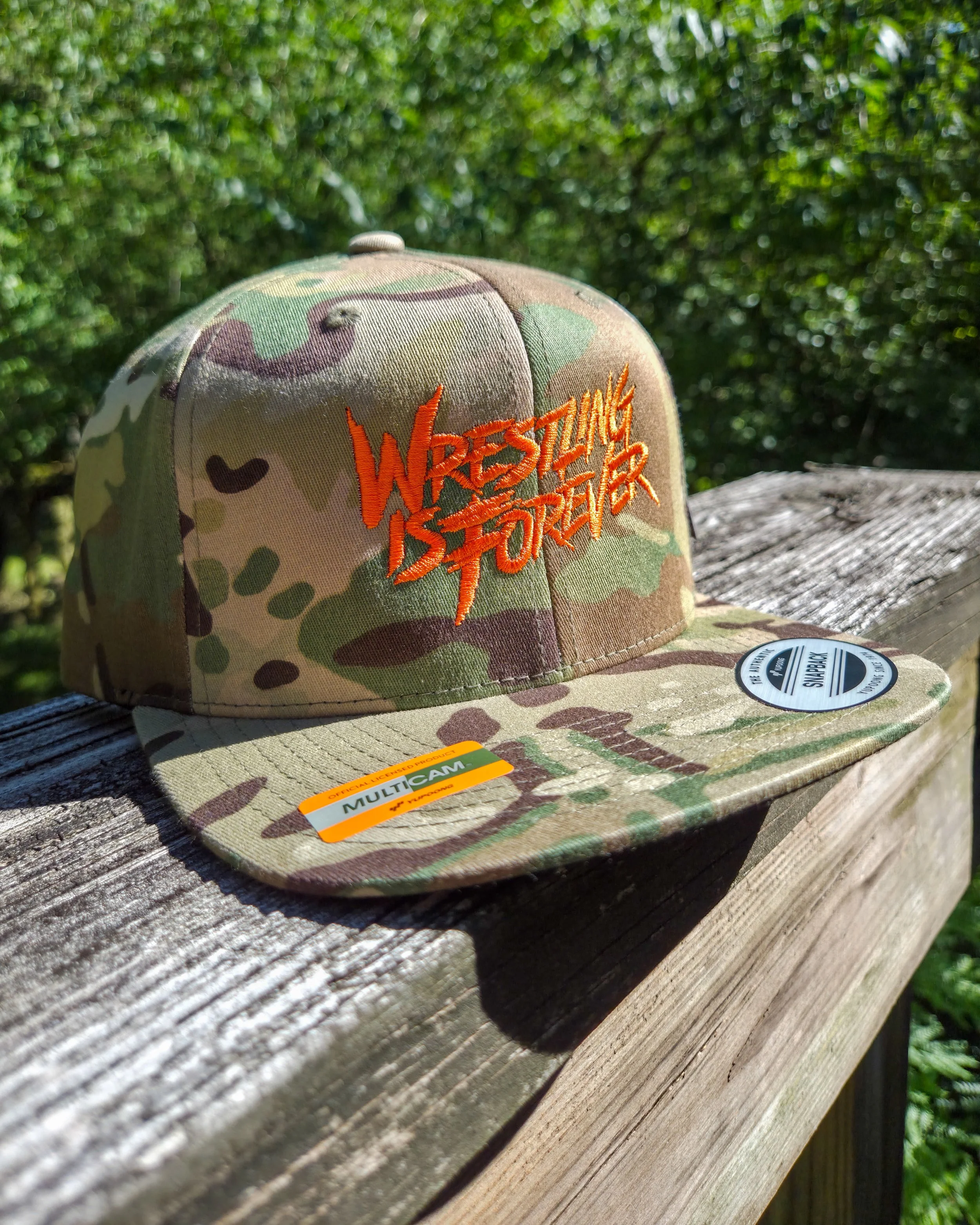 Wrestling is Forever MultiCam Snapback Thumbnail