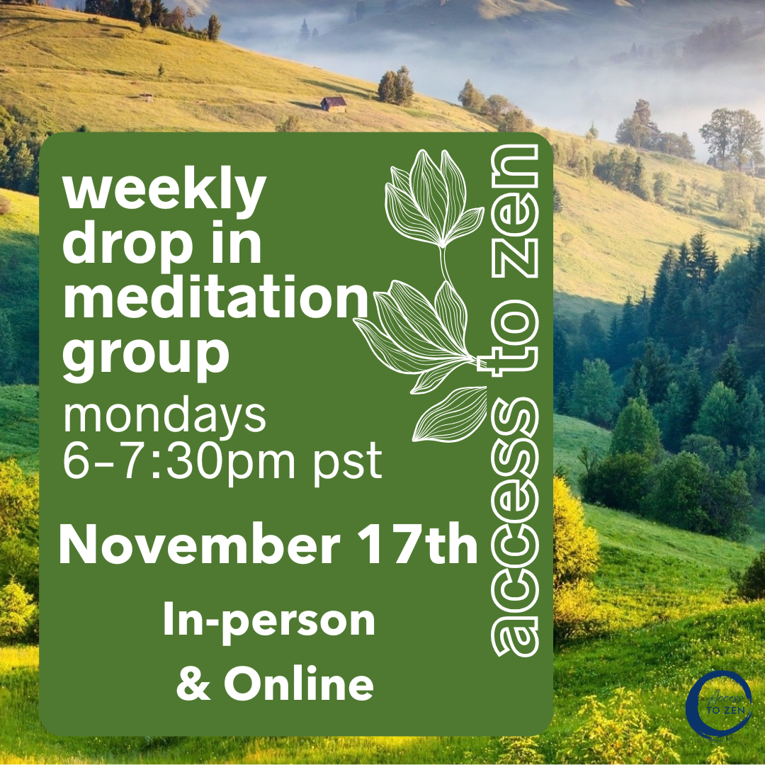 11/17 A2Z Weekly Meditation Group - HYBRID
