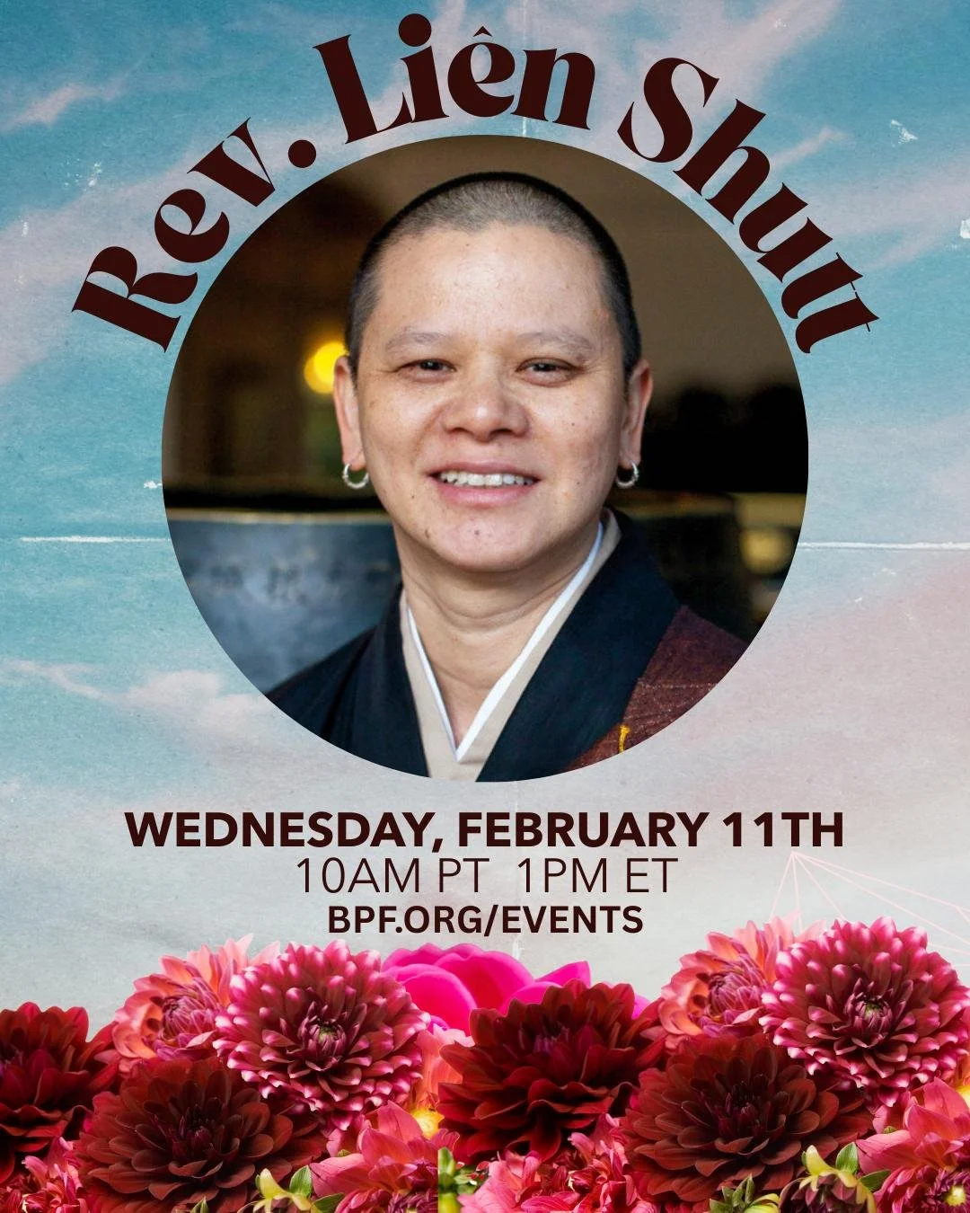 Buddhist Peace Fellowship Refuge Circle with Rev. Liên (Online)