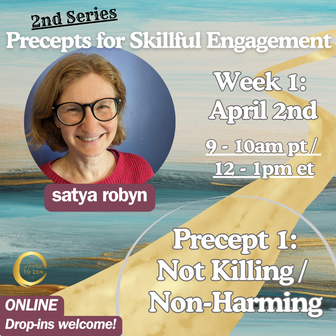 Series 2, Precept No. 1 - Precepts for Skillful Engagement in Turbulent Times (Online)