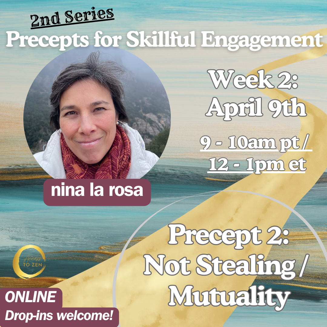 Series 2, Precept No. 2 - Precepts for Skillful Engagement in Turbulent Times (Online)