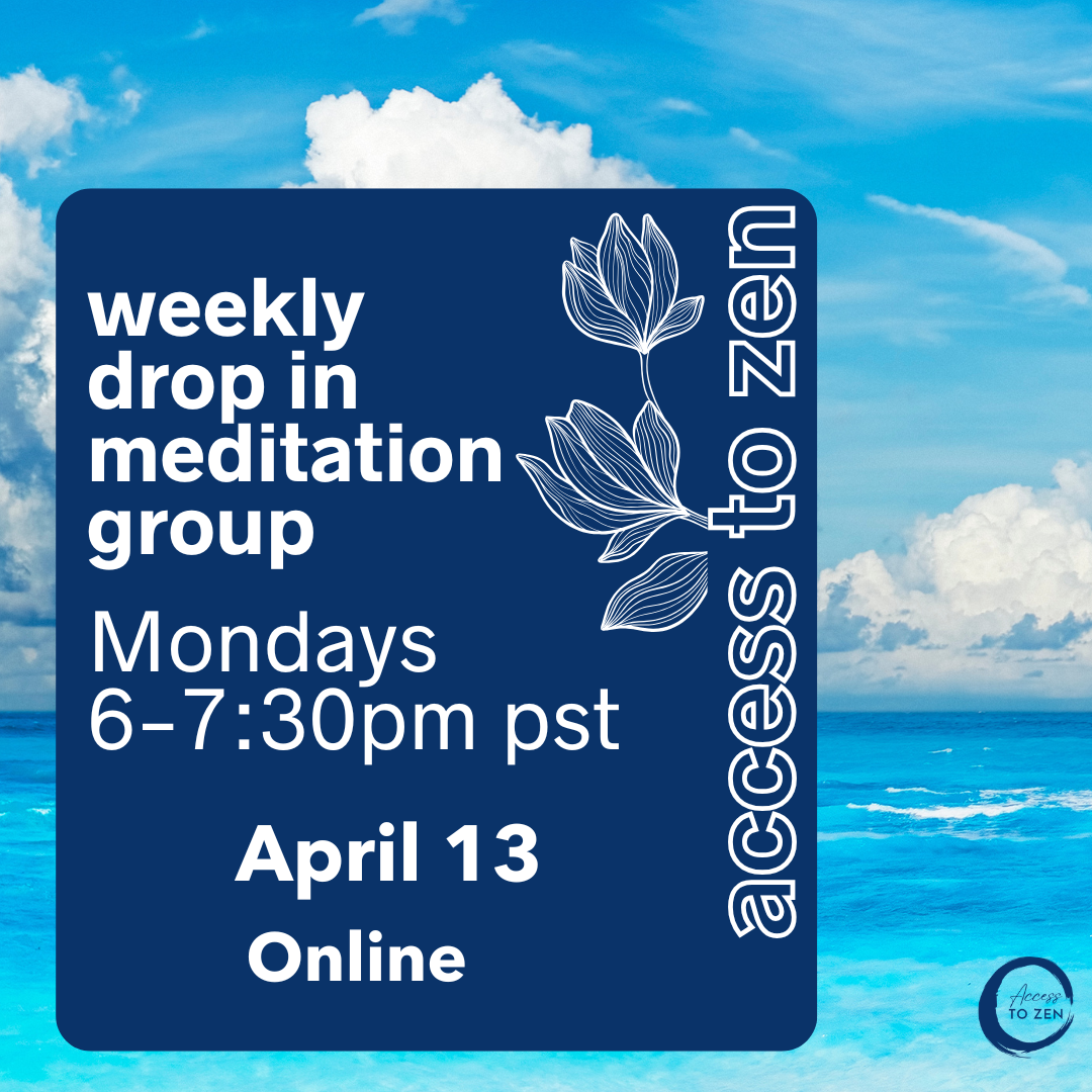 4/13 A2Z Weekly Meditation Group - Online