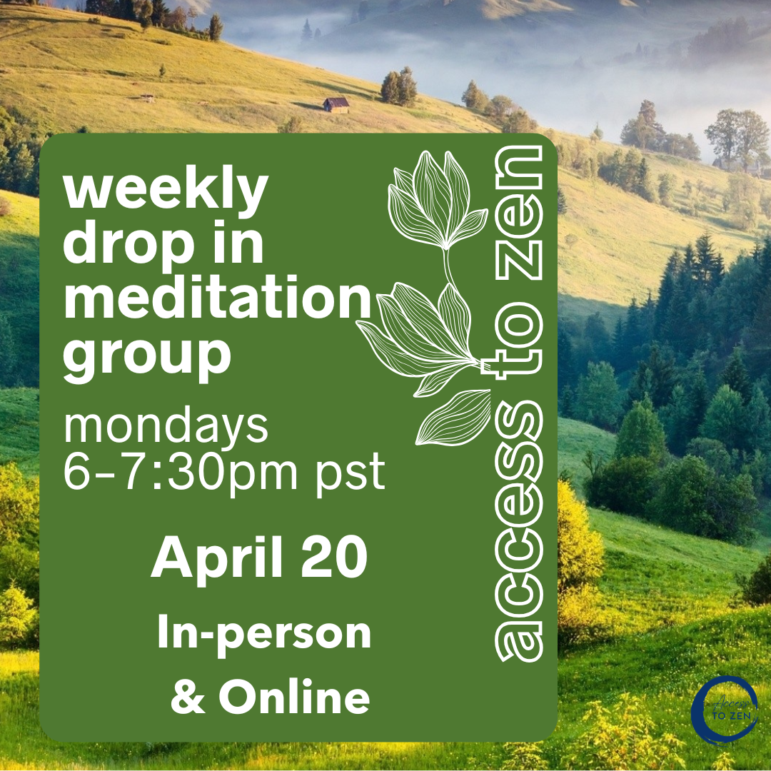 4/20 A2Z Weekly Meditation Group - HYBRID