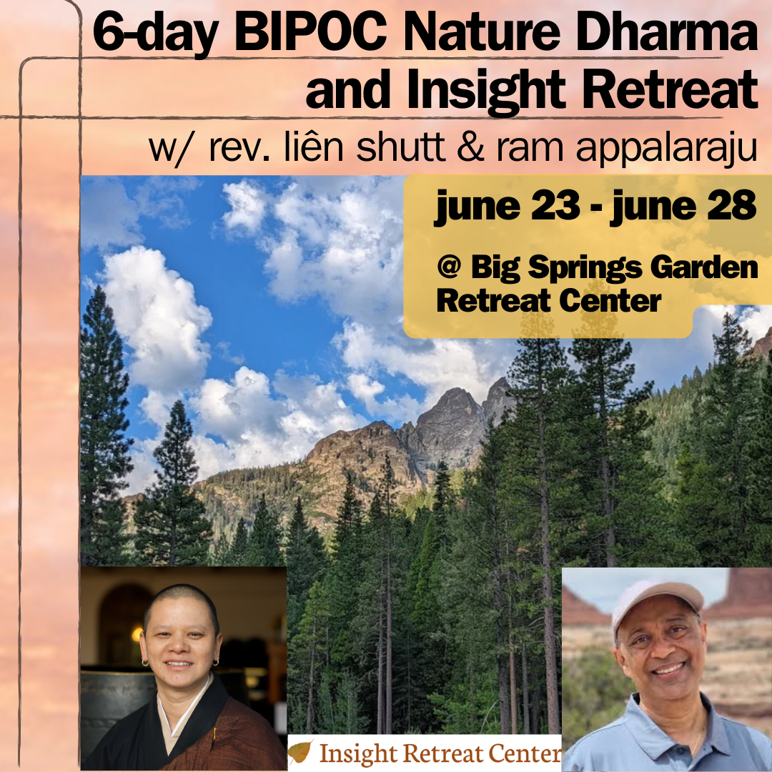 6-day BIPOC Nature Dharma and Insight Retreat (In-person)
