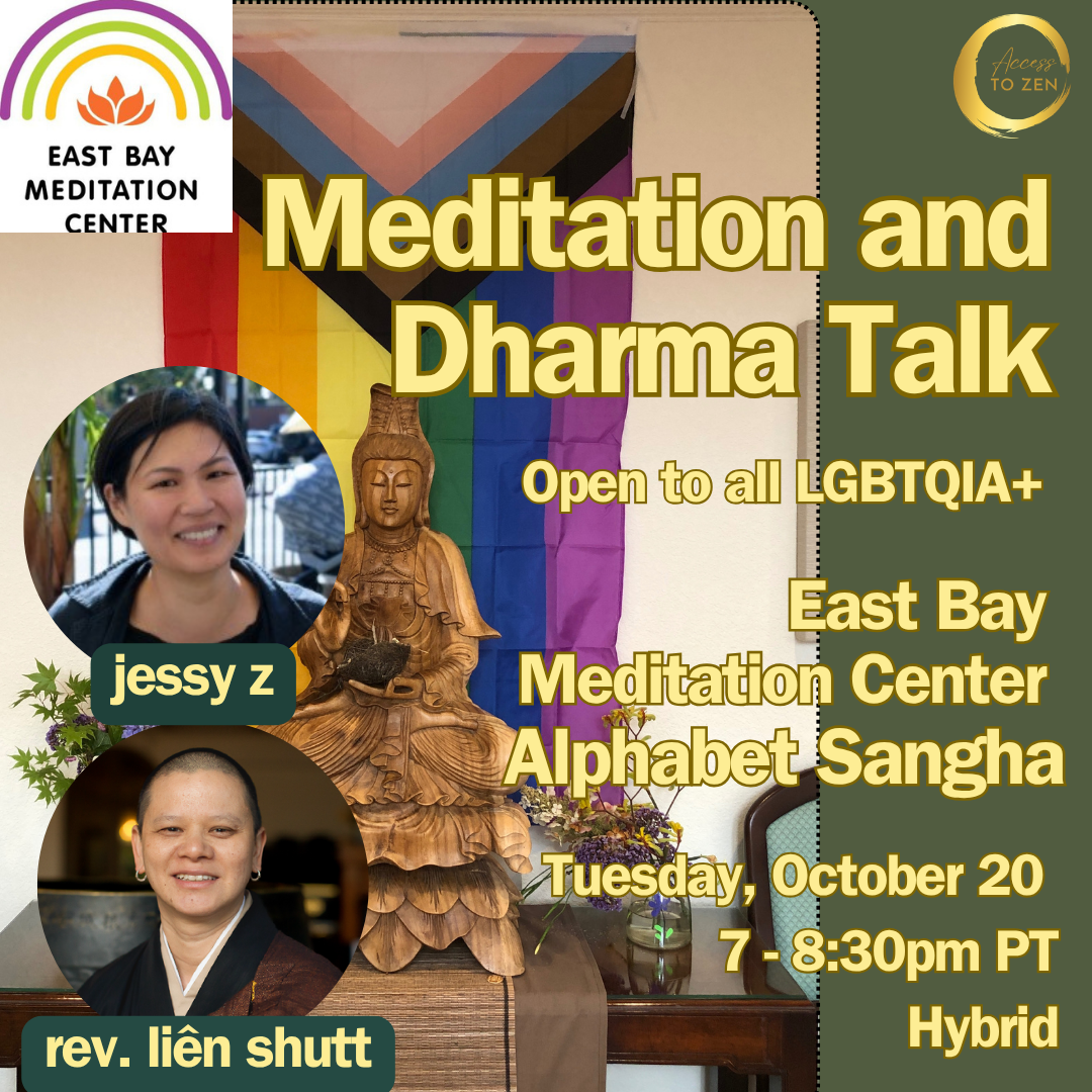 EBMC Alphabet Sangha w/ Rev Liên and jessy z (Online) 