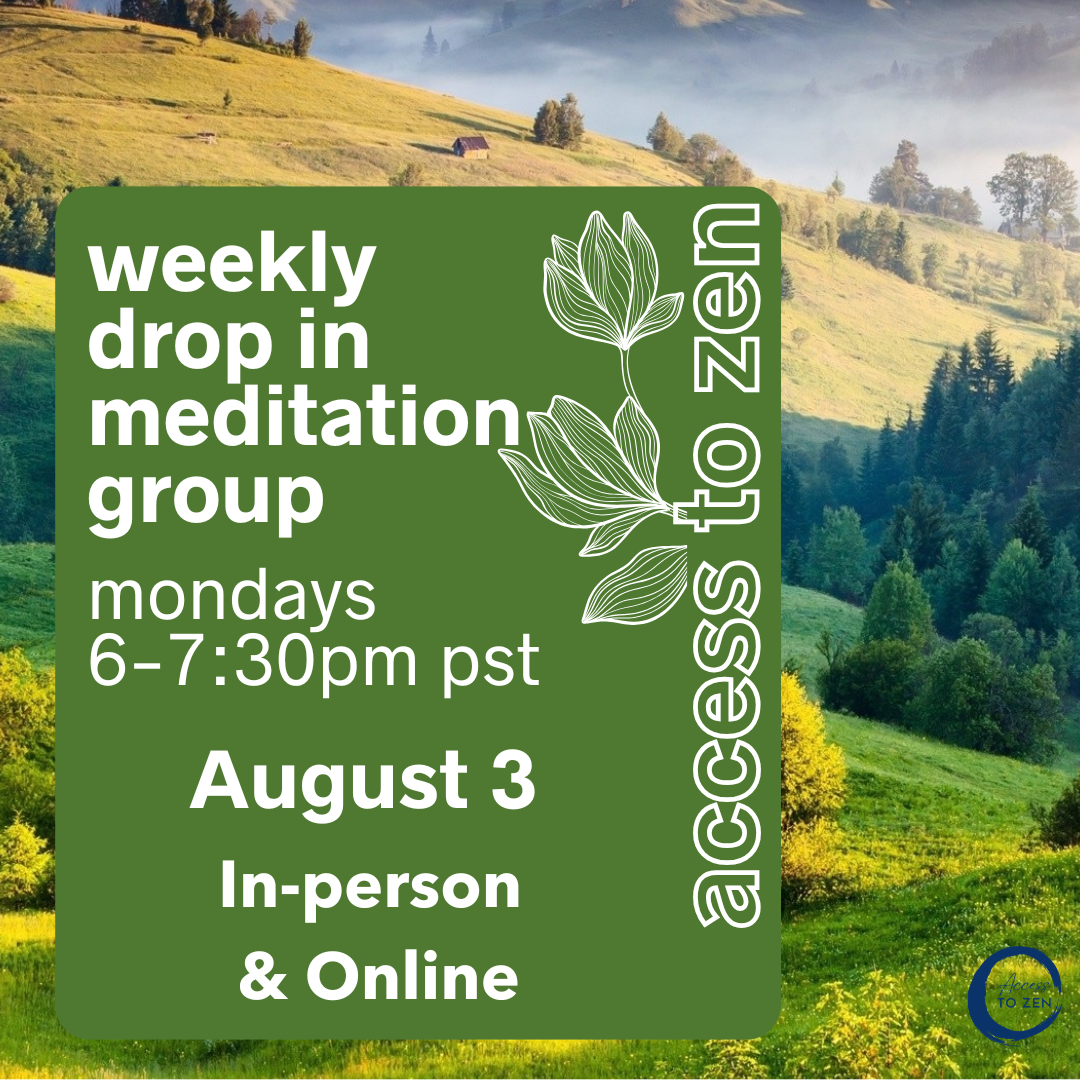 8/3 A2Z Weekly Meditation Group - HYBRID