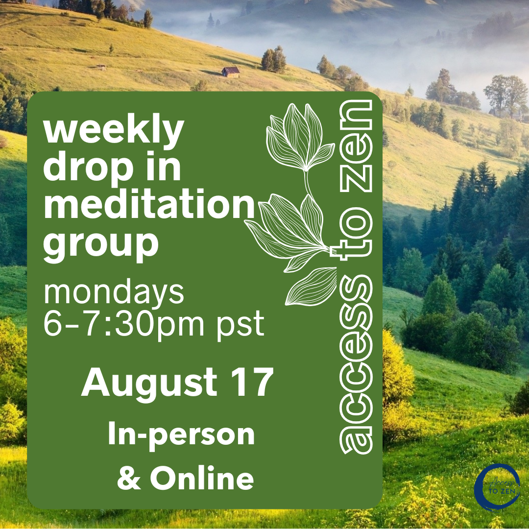 8/17 A2Z Weekly Meditation Group - HYBRID