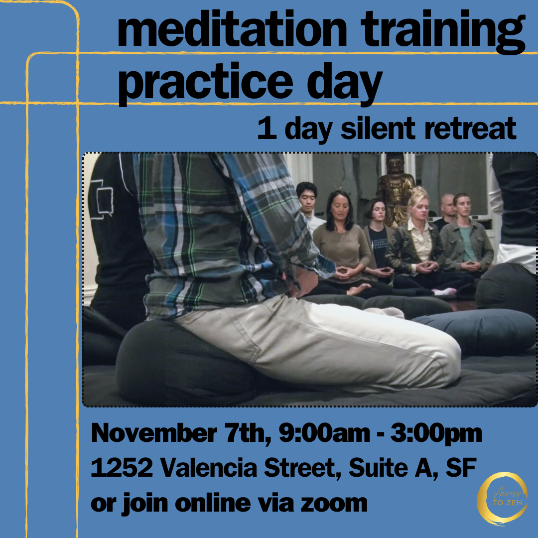 Meditation Training Practice Day: 1-Day Retreat (Hybrid)