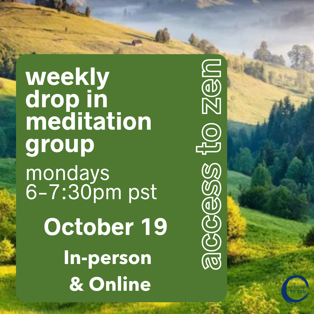 10/19 A2Z Weekly Meditation Group - HYBRID