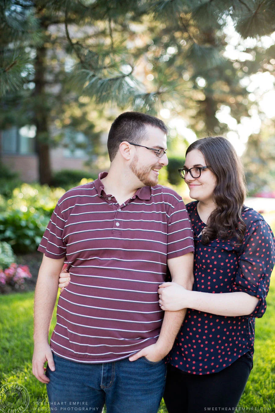 Amanda & Larry's At-Home Engagement Photos