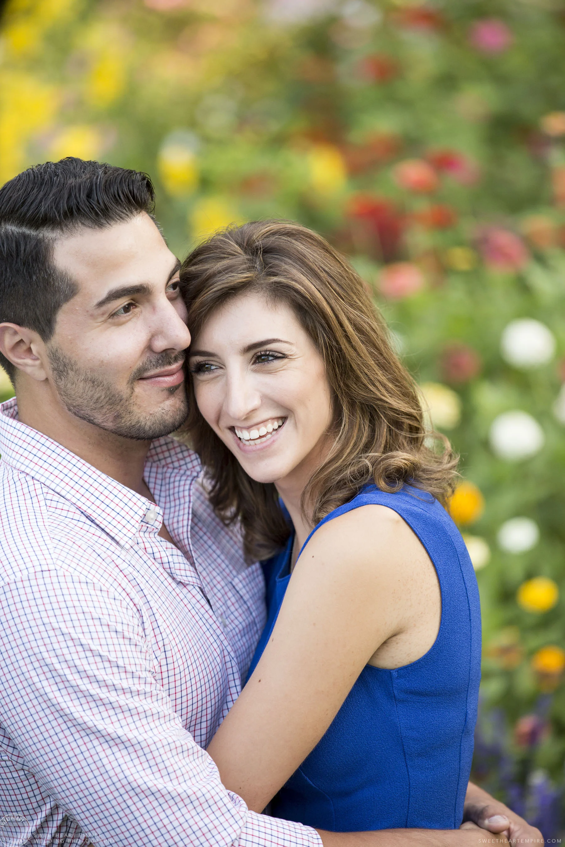 Kew Gardens to Boxcar Social: Engagement Photos, Sunshine, Coffee