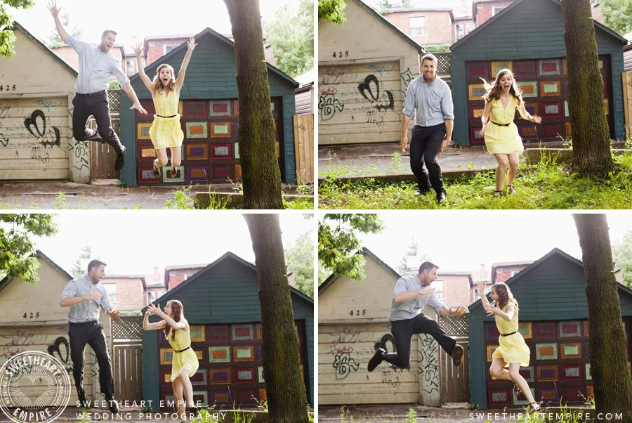 Jumping Photos Graffiti Wall