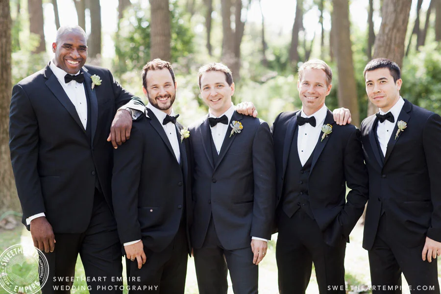 Cherry Beach Wedding Photo of Groomsmen