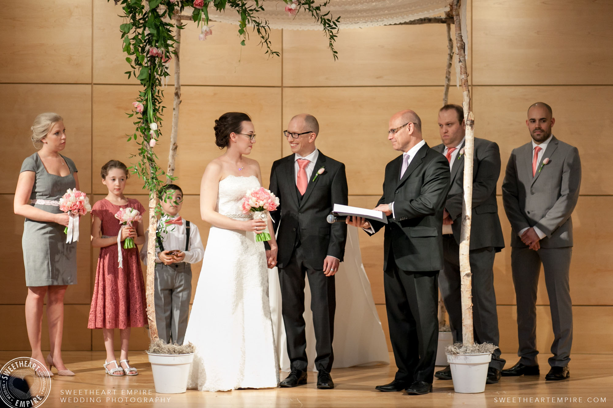 Wedding ceremony; Toronto Reference Library Wedding