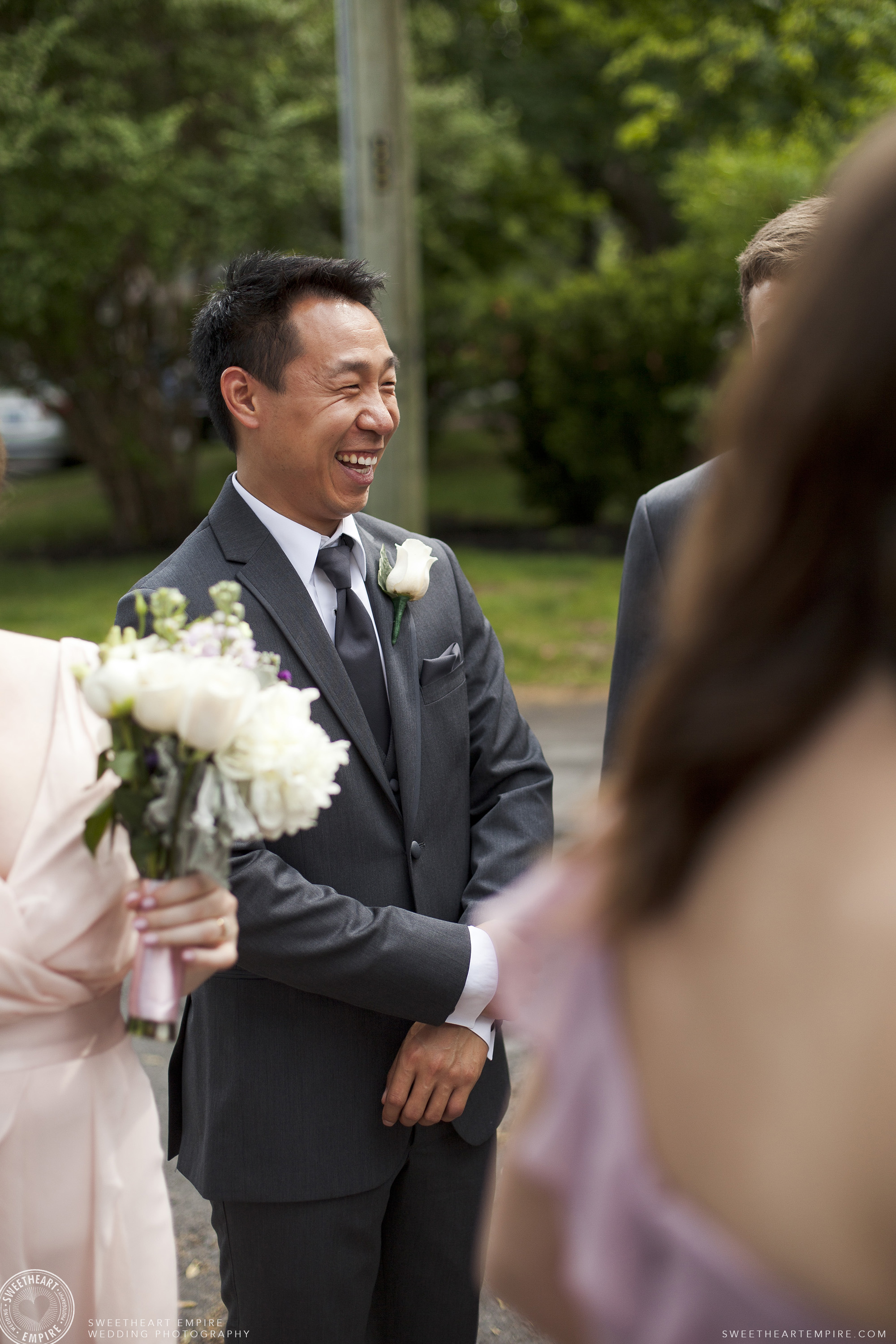 Happy groomsmen, Oakville Golf Club Wedding