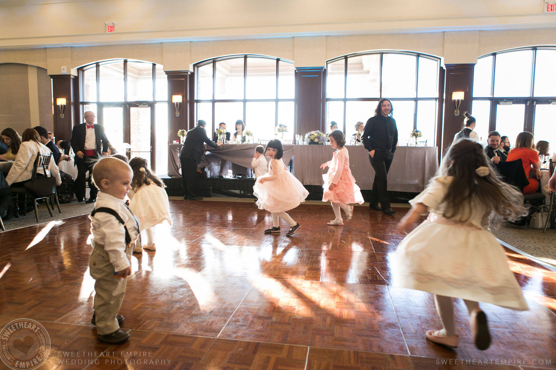 Kids dancing on the dance floor, Eagles Nest Golf Club Wedding