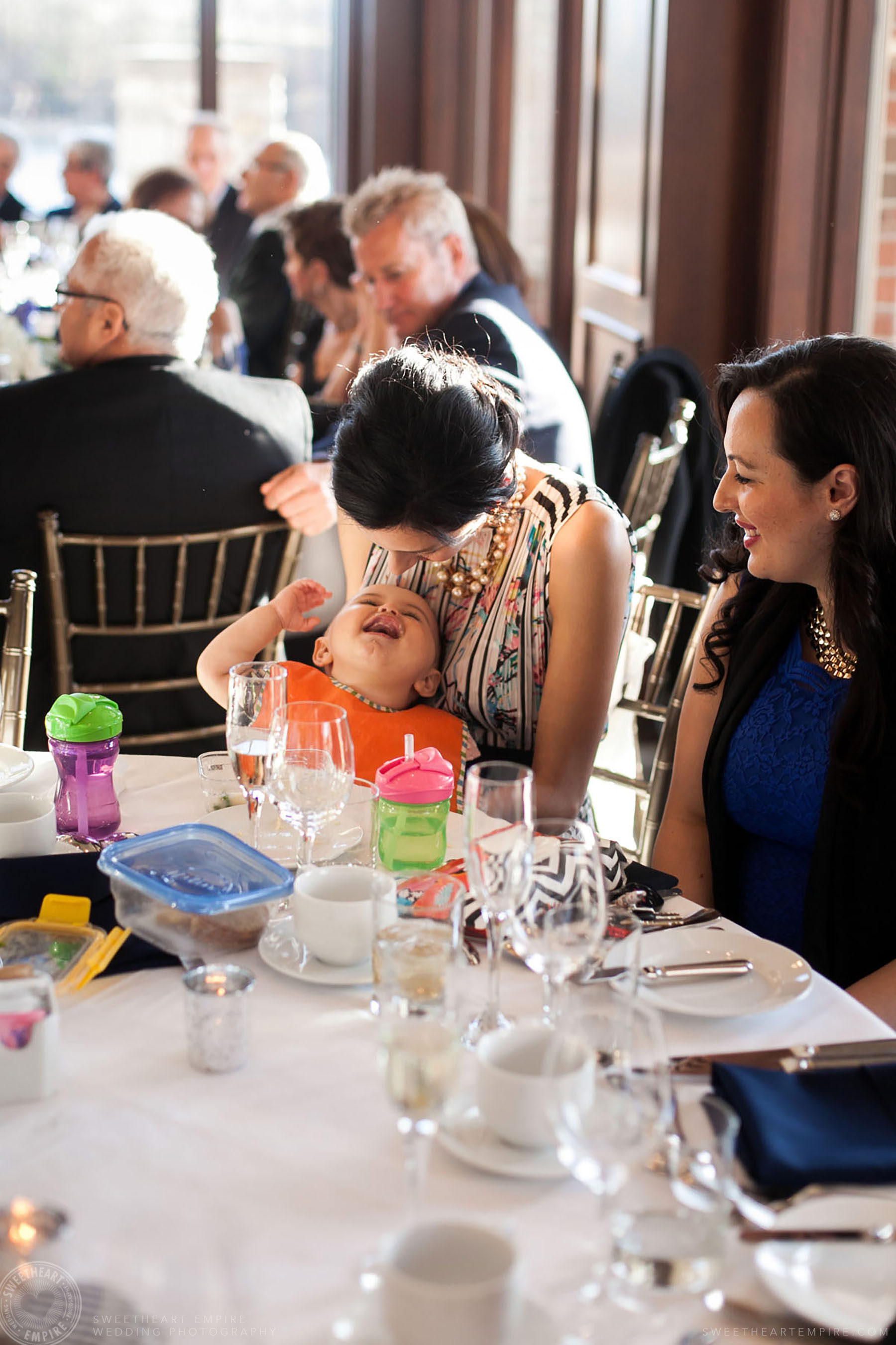 Wedding guest mother and child; Eagles Nest Golf Club Wedding