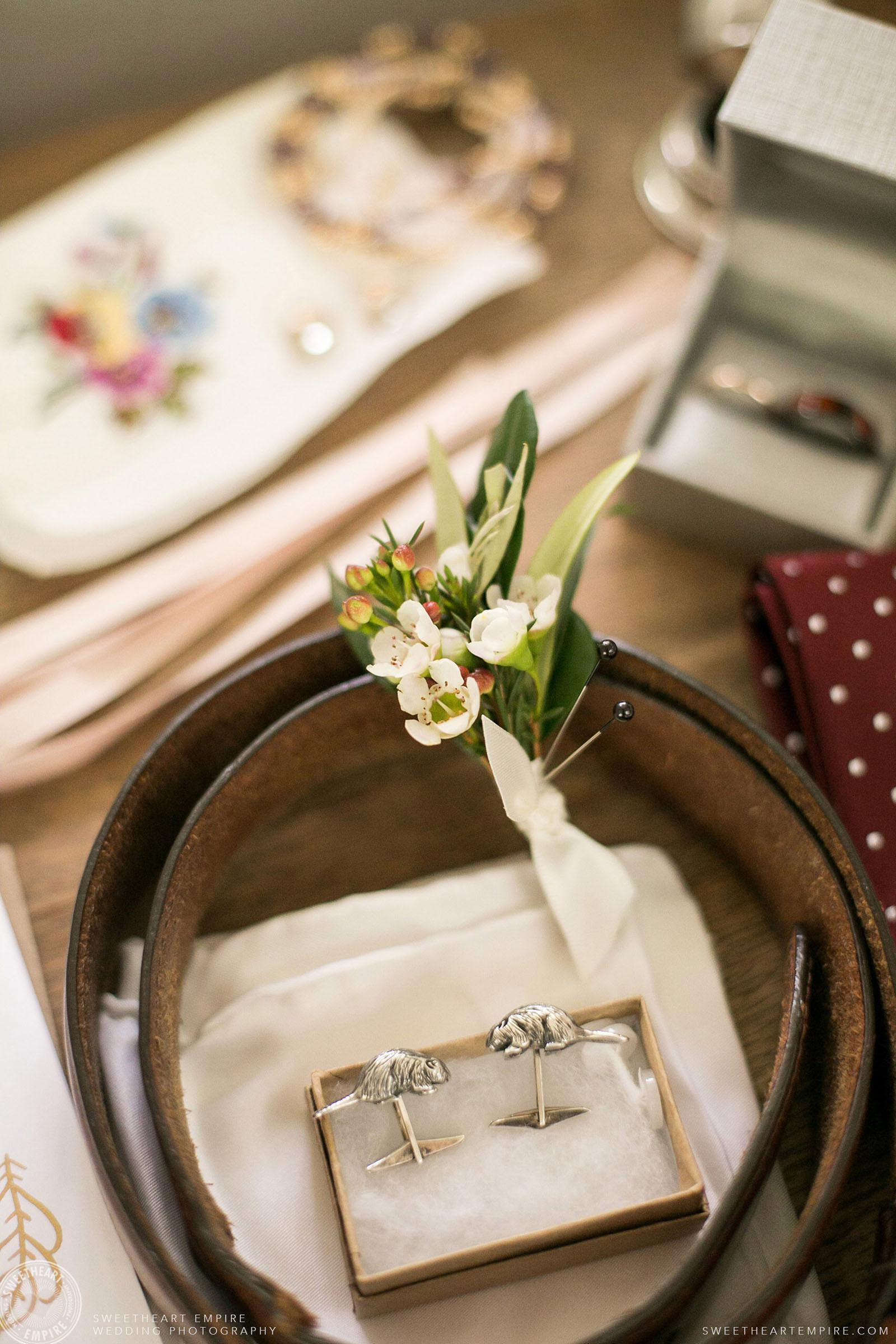 Wedding details, Toronto Island Elopement