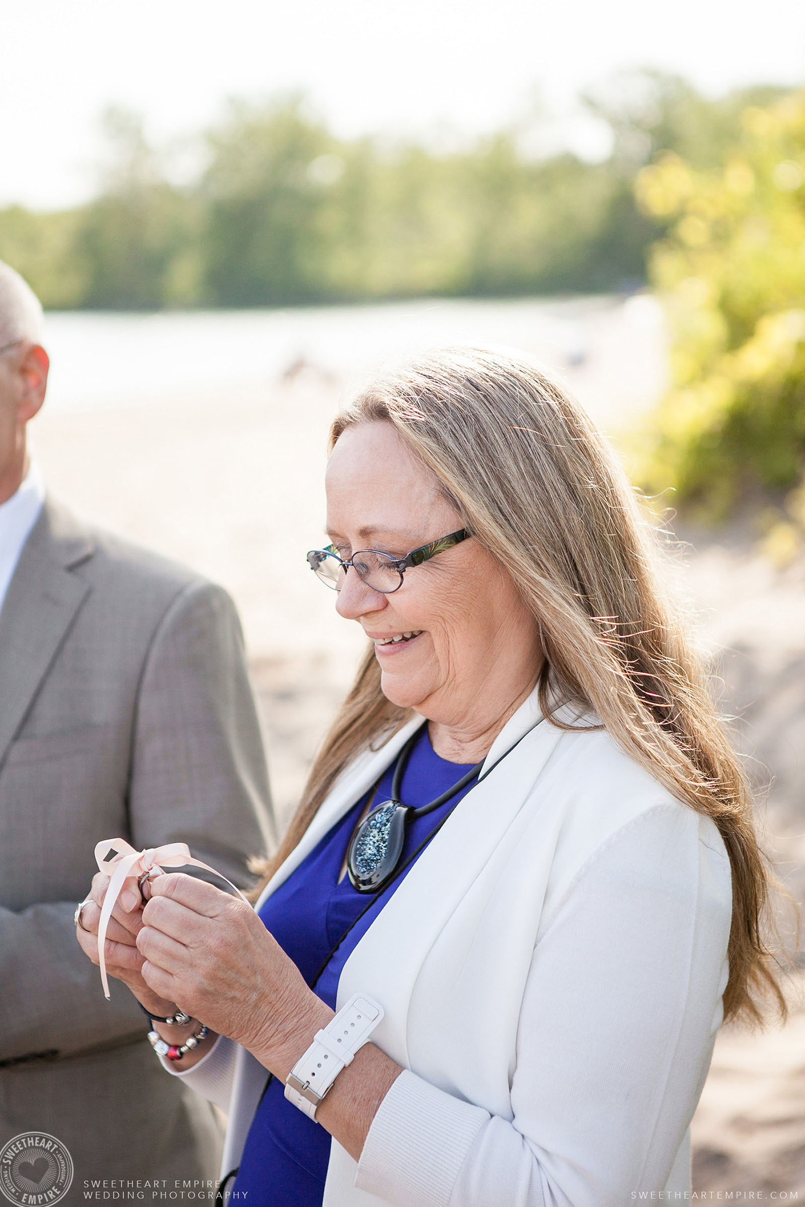 The wedding rings, Toronto Island Elopement