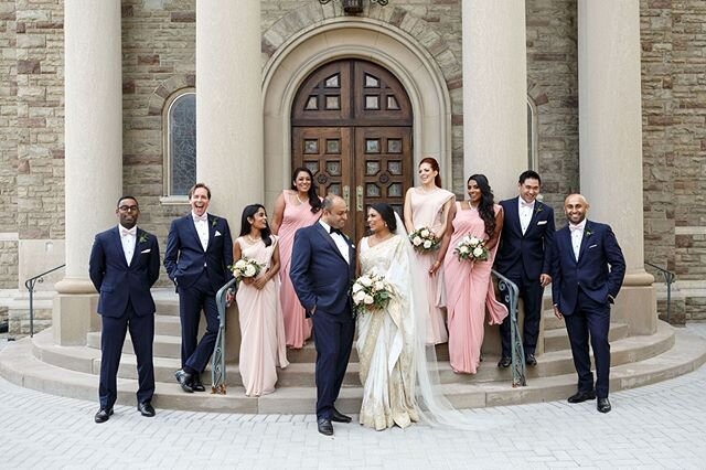 Happy Anniversary Sabina + Johann! Remembering this gorgeous, happy day. 🎉🎉🎉
.
.
.
.
.
.
.
Cake: @charismaticcakesbyjenn
Catering: @southernaroma.ca
Ceremony: @olphtoronto
Decor: @limelight_affairs
Hair &amp; Makeup: @parisaxo_
Music: @stroyals
Ph