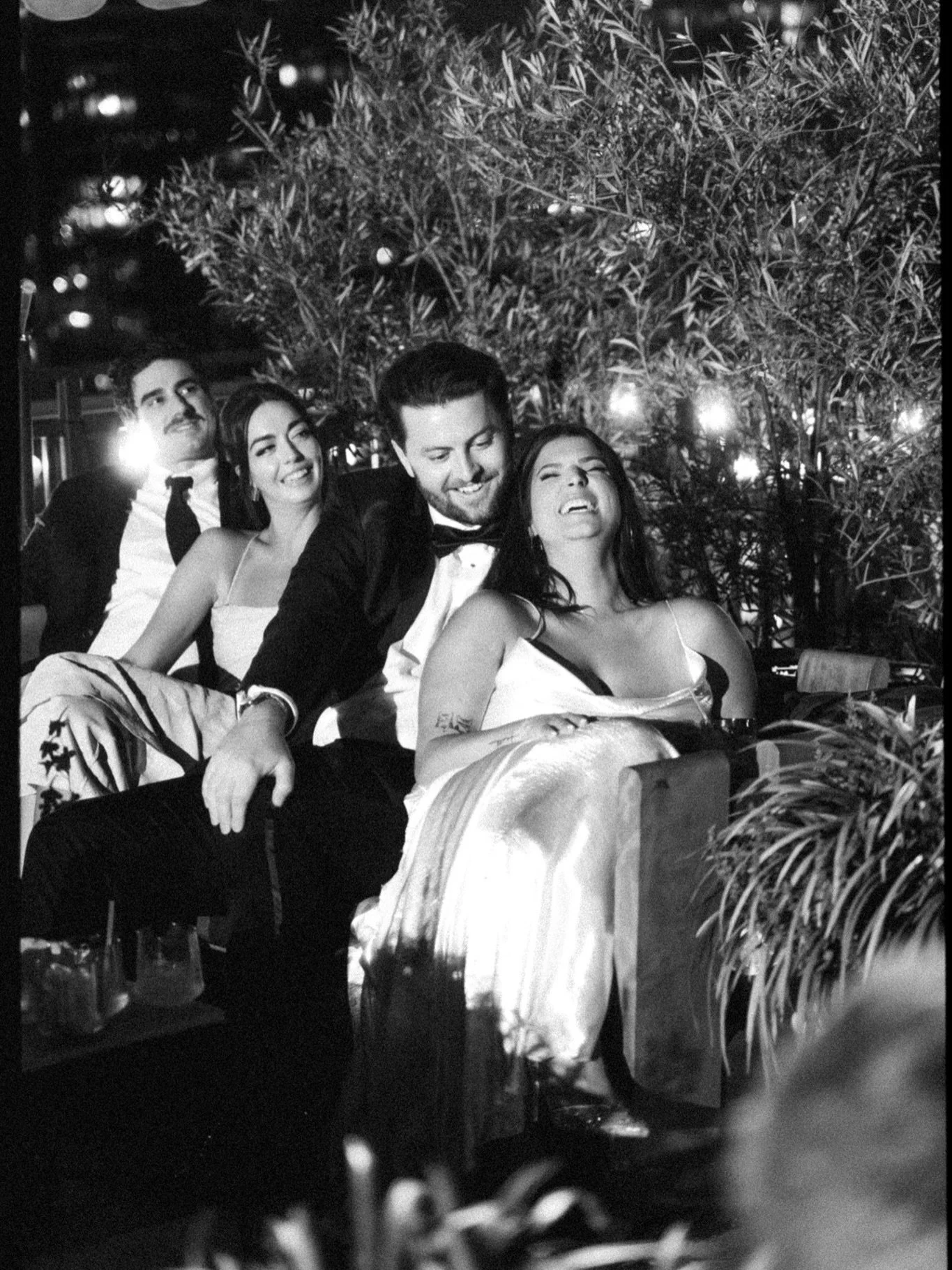 Love on 🔝 &mdash; Celebrating Taylor &amp; Erik's unforgettable rooftop wedding at @palisociety hotel in downtown San Diego was one of a kind. From the lively DJ to French-inspired cocktails, breathtaking city views, and a rooftop filled with laught