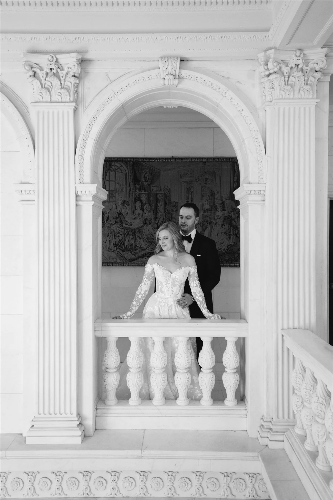 De Seversky Mansion Elegant Winter Wedding 