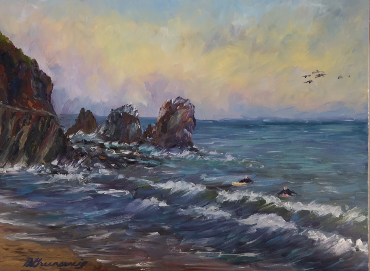 Surfers at Pacifica