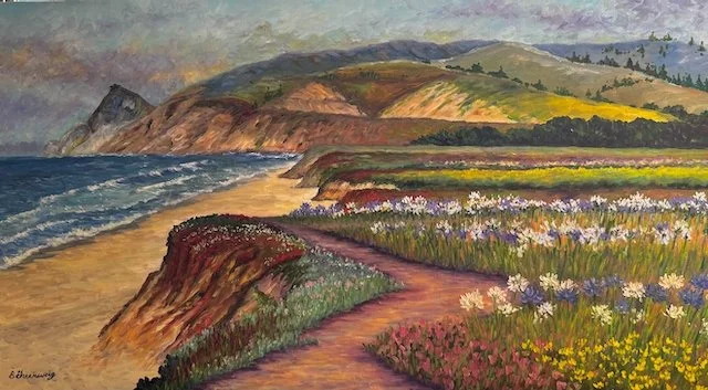 Agapanthus by Montara Beach